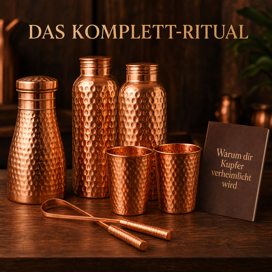 Copper & Soul Kupferflasche – Handgehämmert