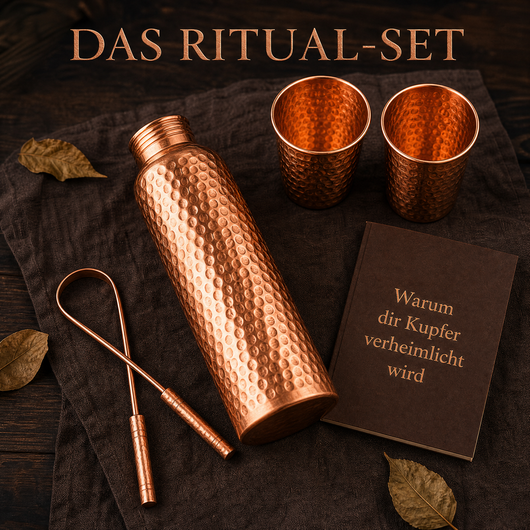 Copper & Soul Kupferflasche – Handgehämmert
